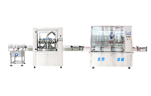橄欖油灌裝旋蓋機生產(chǎn)線(xiàn)